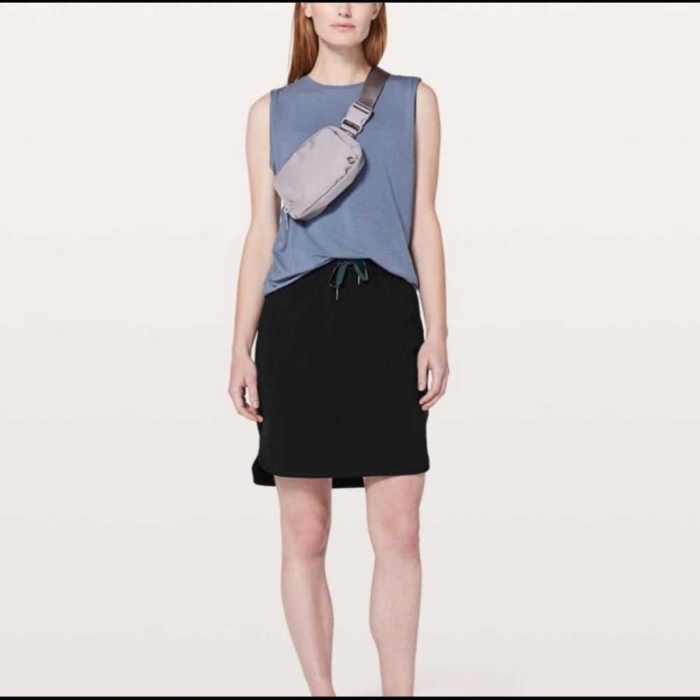 NWT Lululemon Athletica On The Fly Black Skirt 2